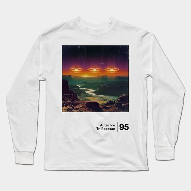 Tri Repetae / Minimal Graphic Artwork Design Long Sleeve T-Shirt by saudade